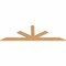 Ekena Millwork Saratoga Smooth Timber Gable Bracket, Western Red Cedar, 96"W x 32"H x 1 1/2"D x 5 1/2"F, 8/12 Pitch GBW096X32X0206SAR00SWR - alternate 2